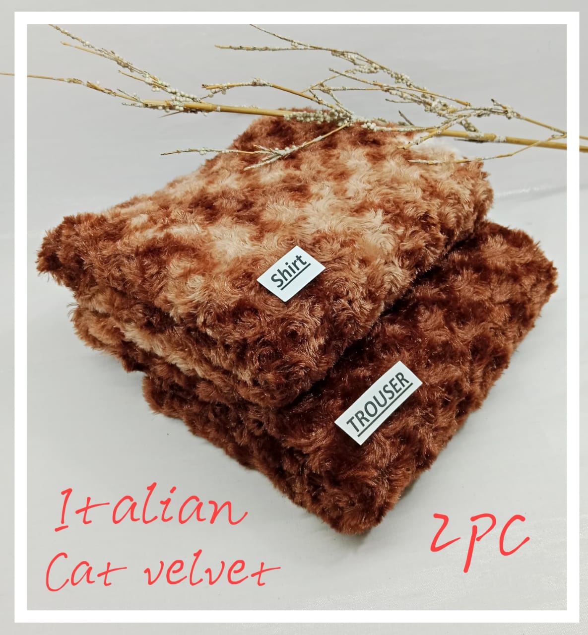 ITALIAN CAT -2 PC Winter Velvet -V014