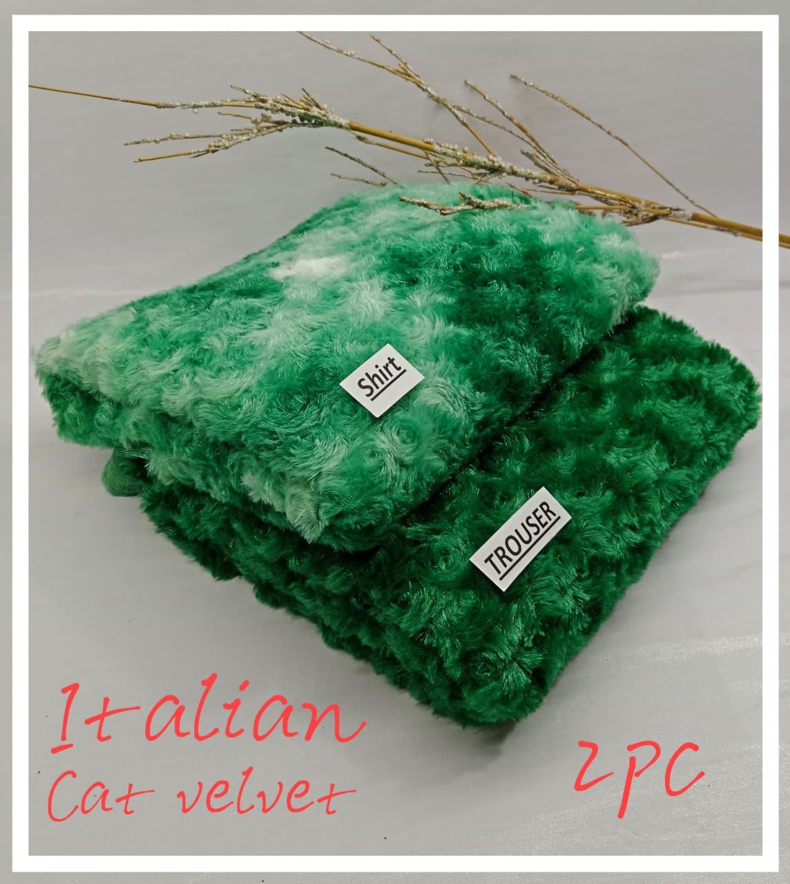 ITALIAN CAT -2 PC Winter Velvet -V013