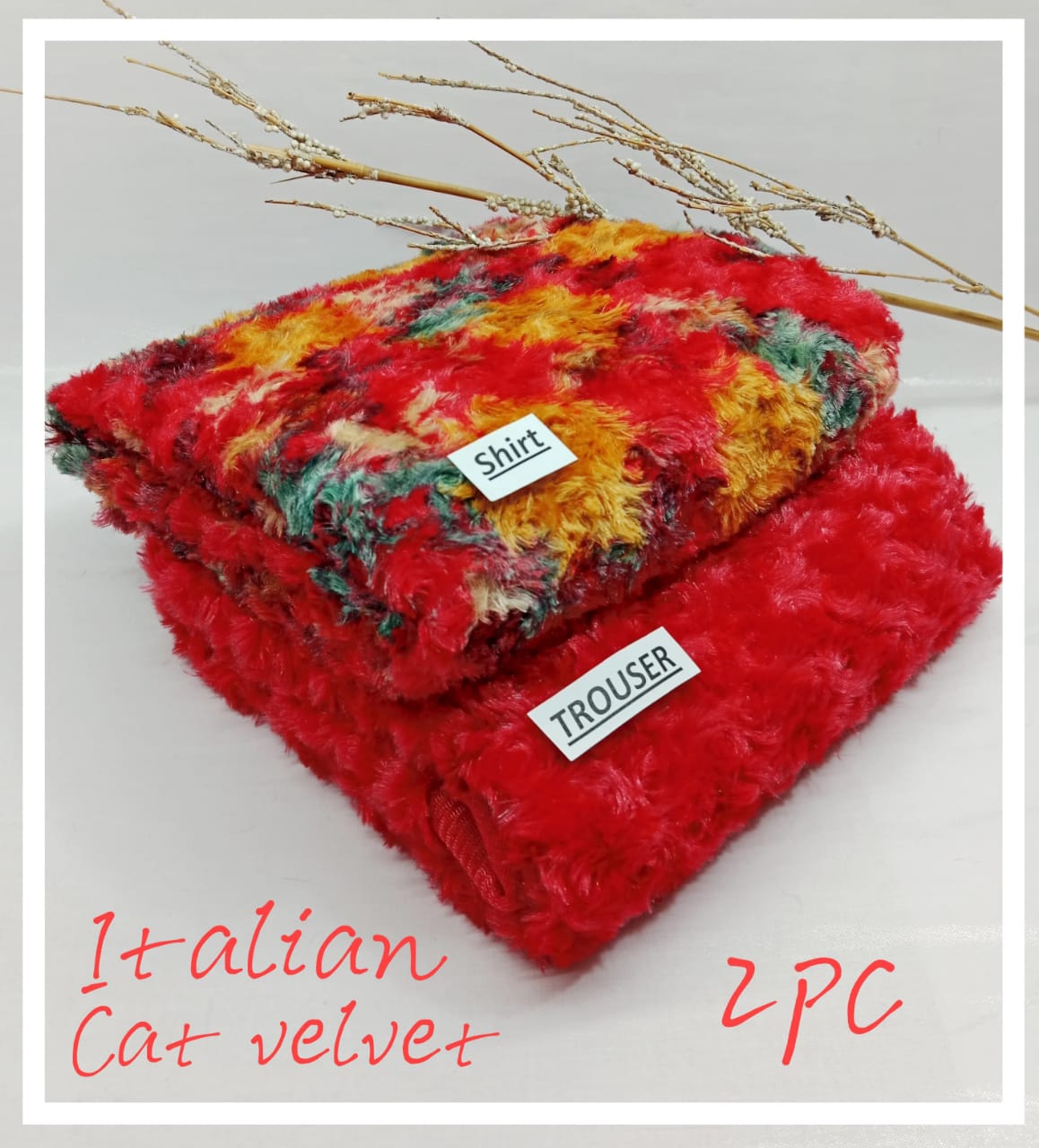 ITALIAN CAT -2 PC Winter Velvet -V017