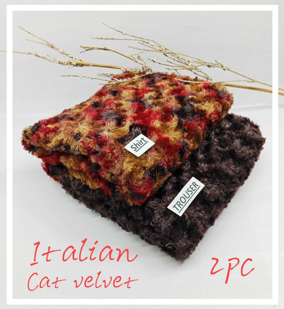 ITALIAN CAT -2 PC Winter Velvet -V012