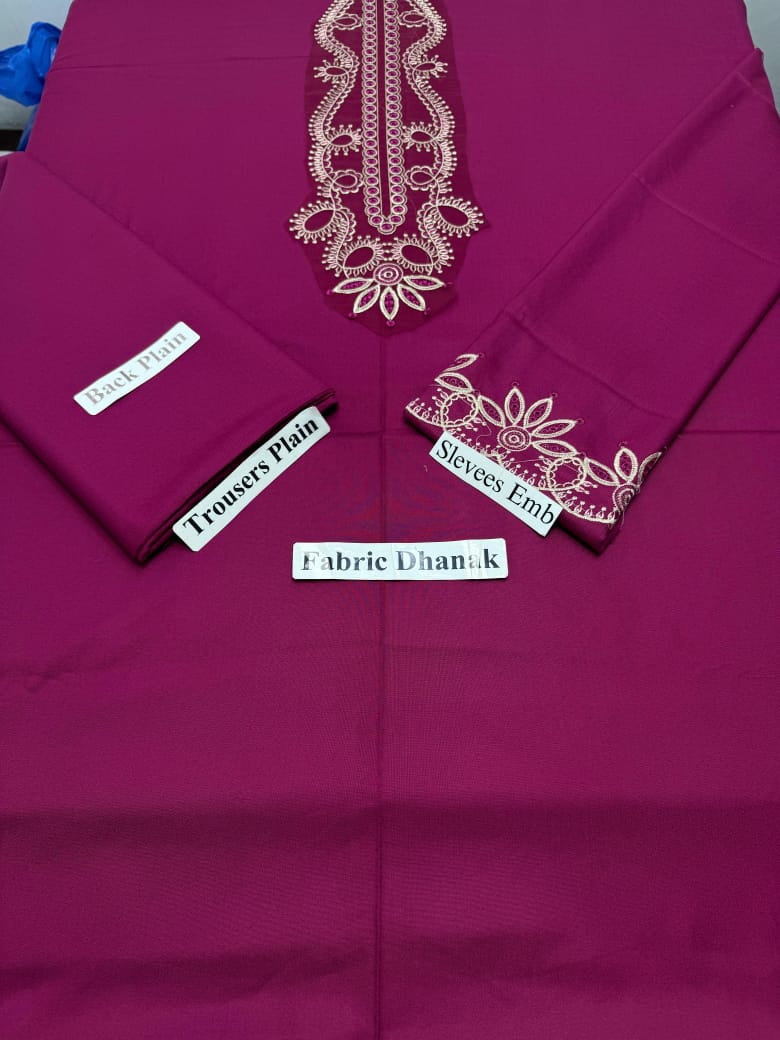 Urge - 2 PC Winter Dhanak Embroidred -V018