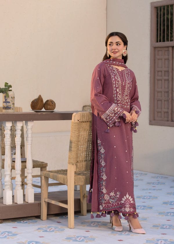 Aizel-3 PC Winter Dhanak Embroidred - V037