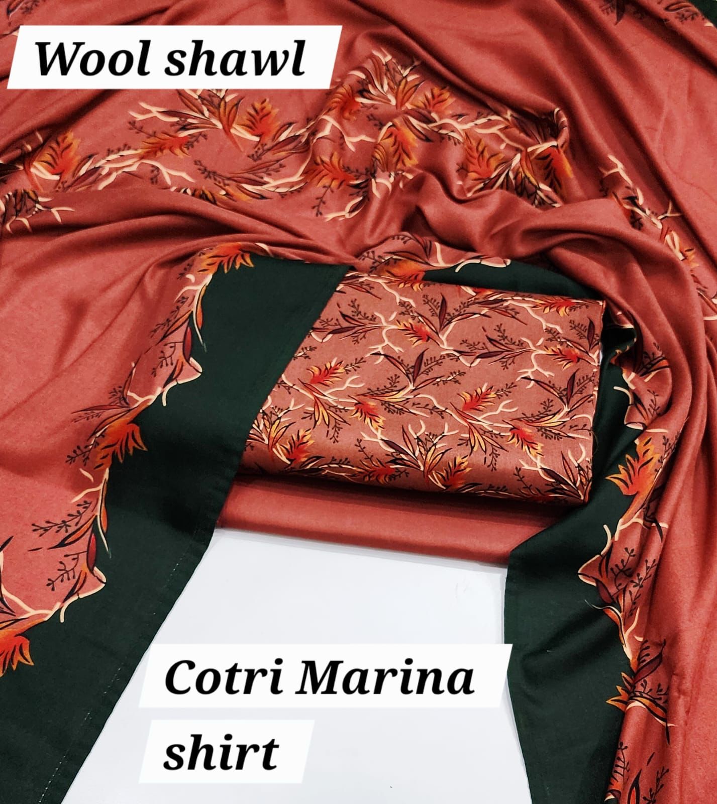 Marina-3 PC Winter Printed Marina-V078