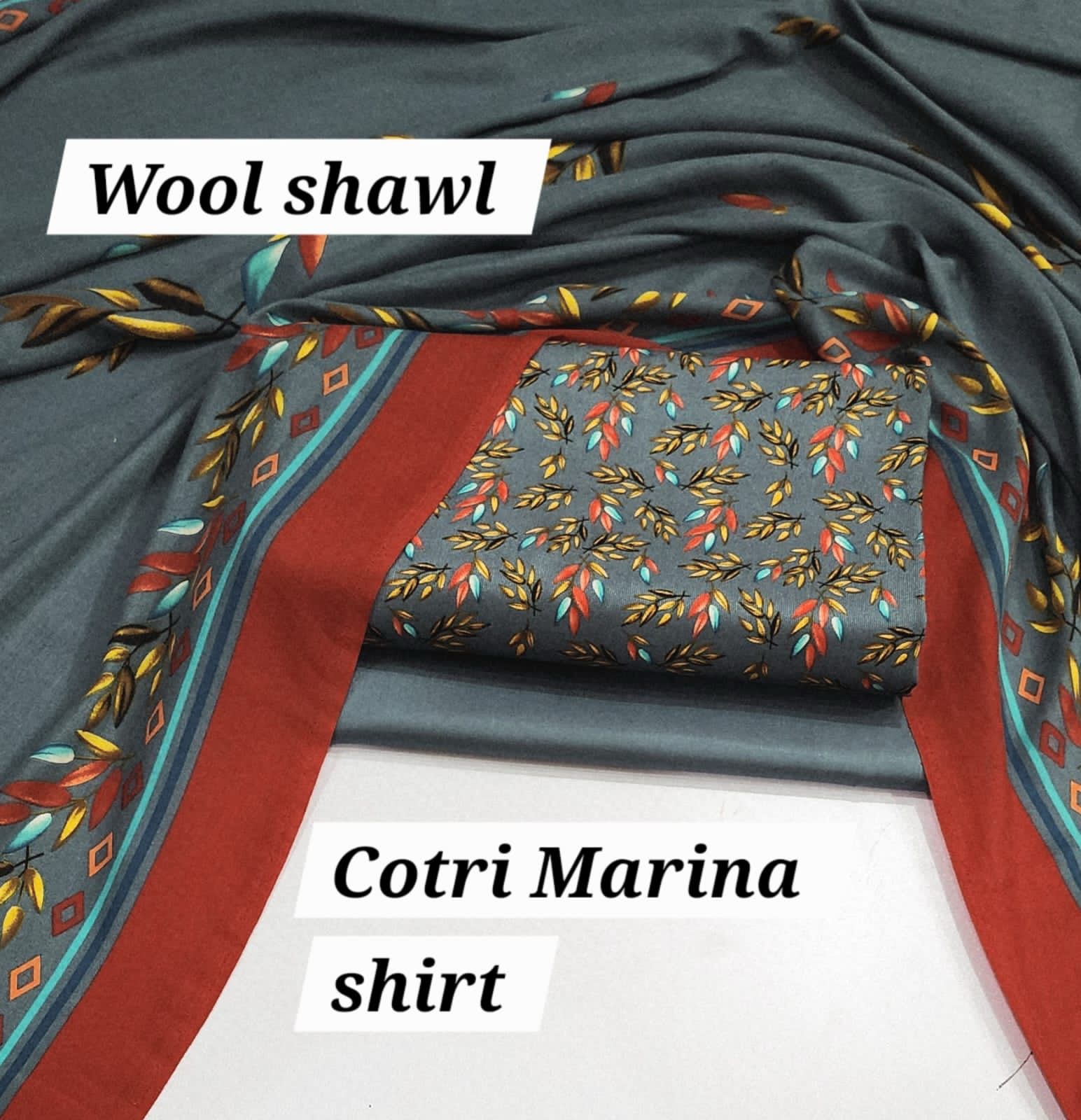 Marina-3 PC Winter Printed Marina-V075