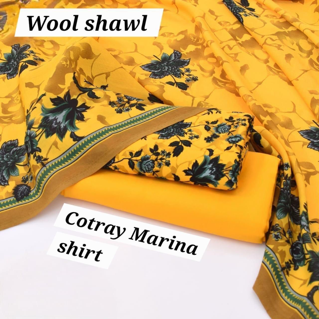 Marina-3 PC Winter Printed Marina-V068