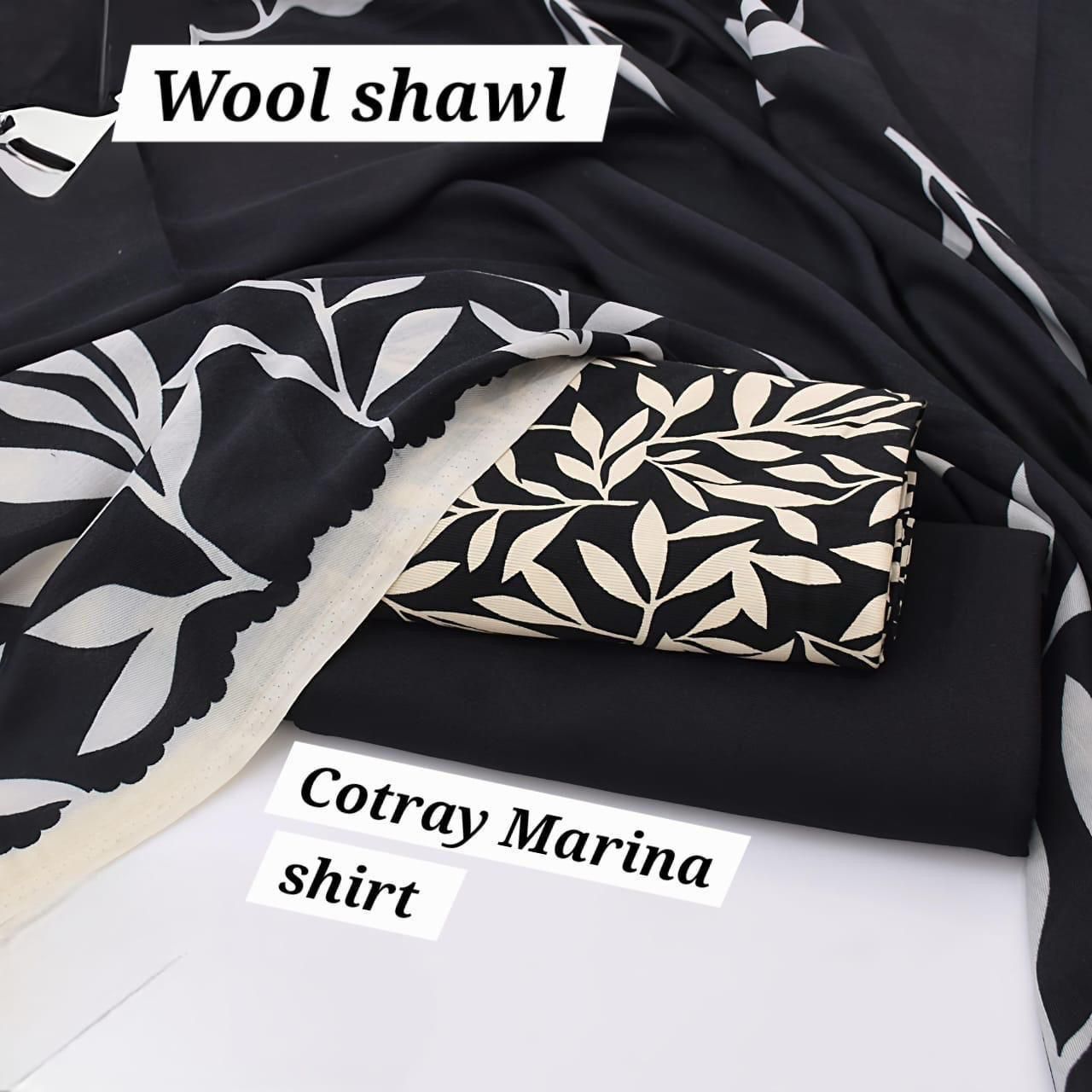 Marina-3 PC Winter Printed Marina-V067