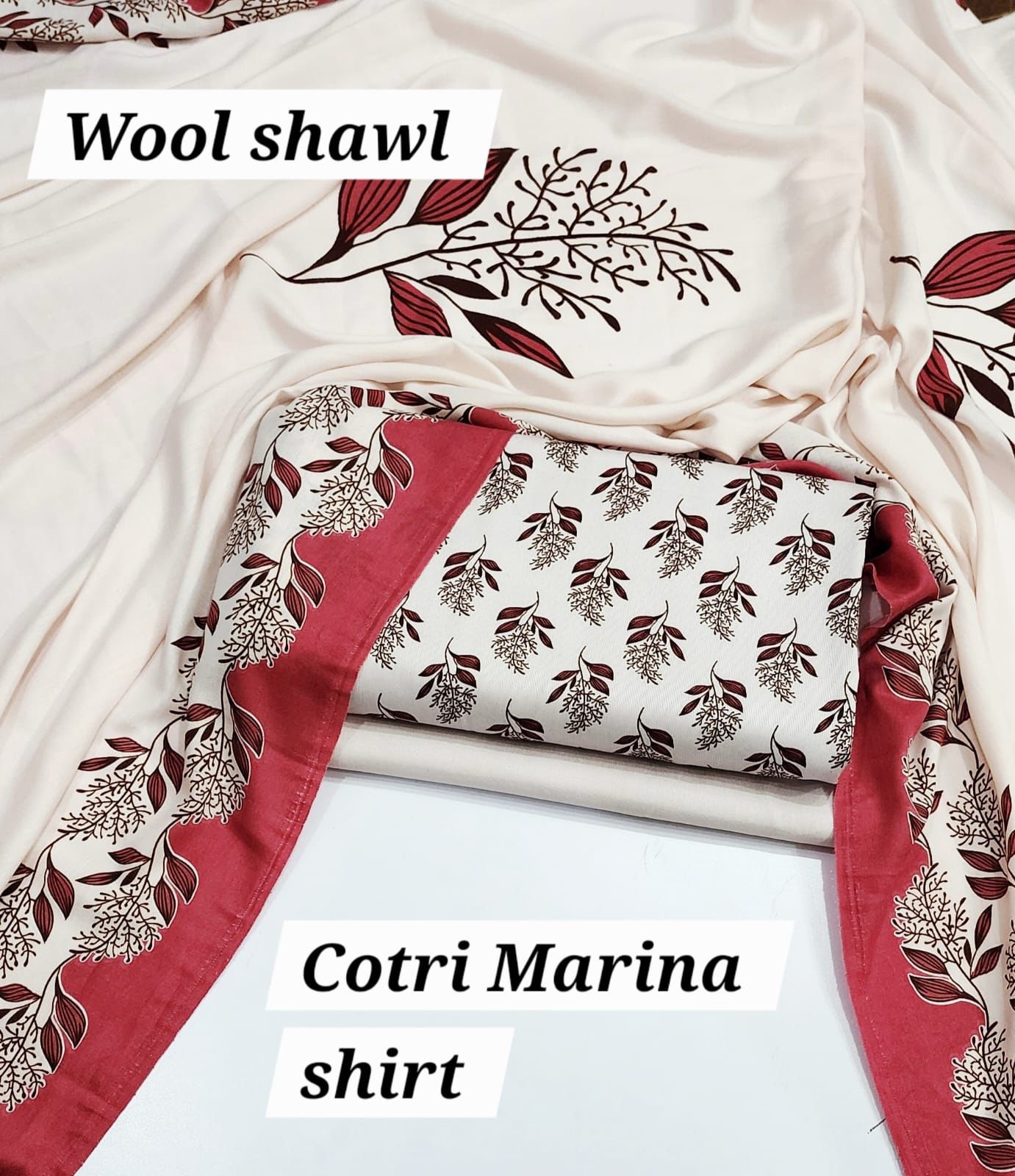 Marina-3 PC Winter Printed Marina-V065