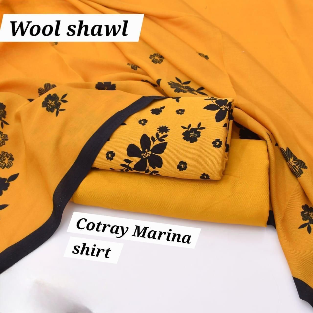 Marina-3 PC Winter Printed Marina-V064