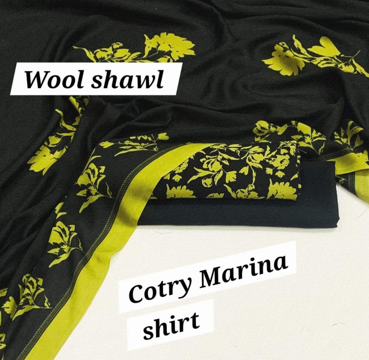 Marina-3 PC Winter Printed Marina-V062