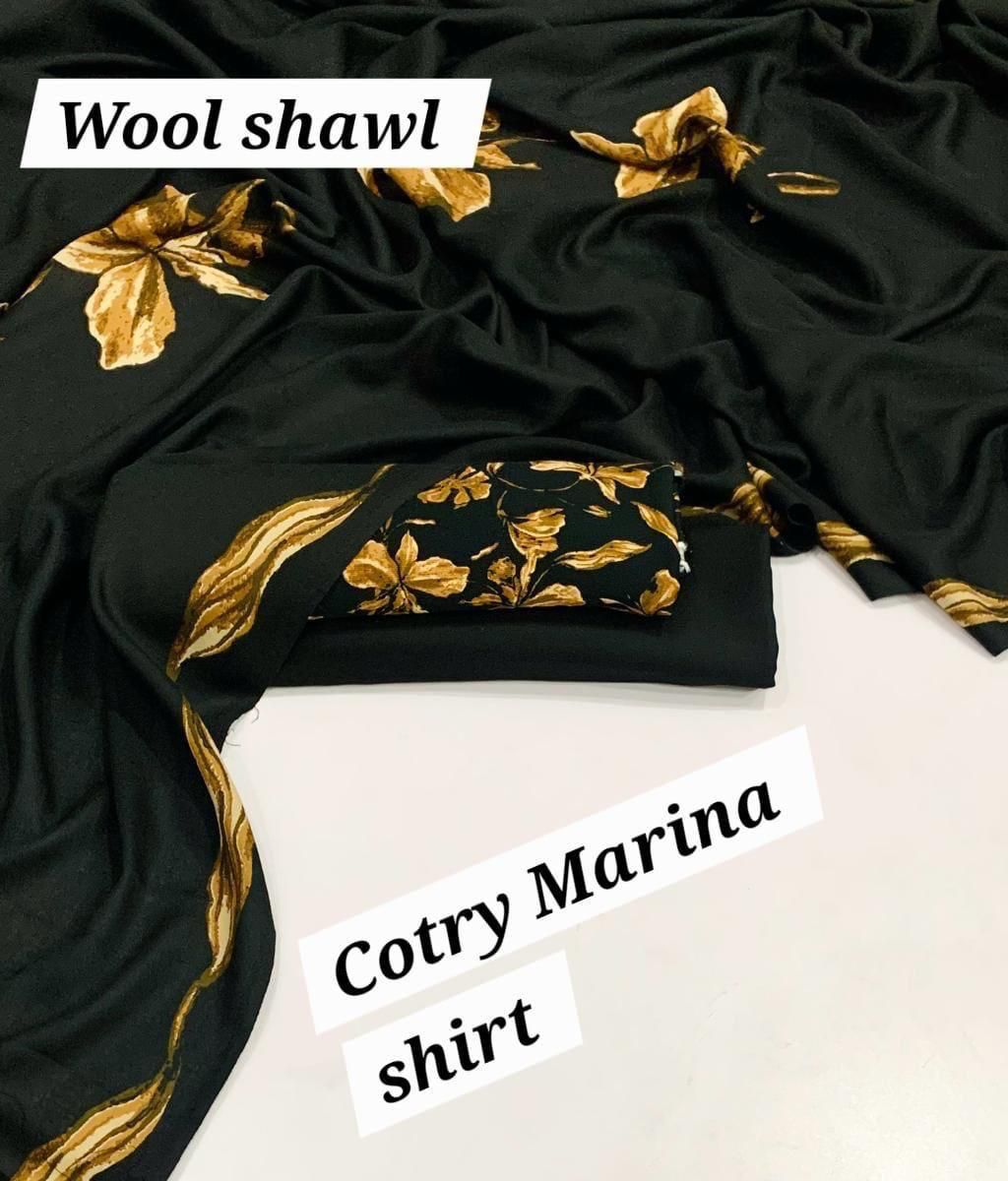 Marina-3 PC Winter Printed Marina-V051